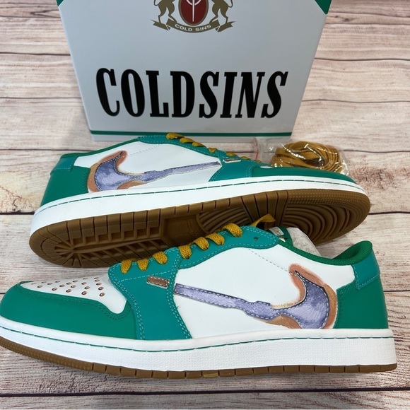 RARE NEW COLD SINS Menthol Killers Sneakers OG ALL, NOT NIKE AJ1 Low - Picture 1 of 7
